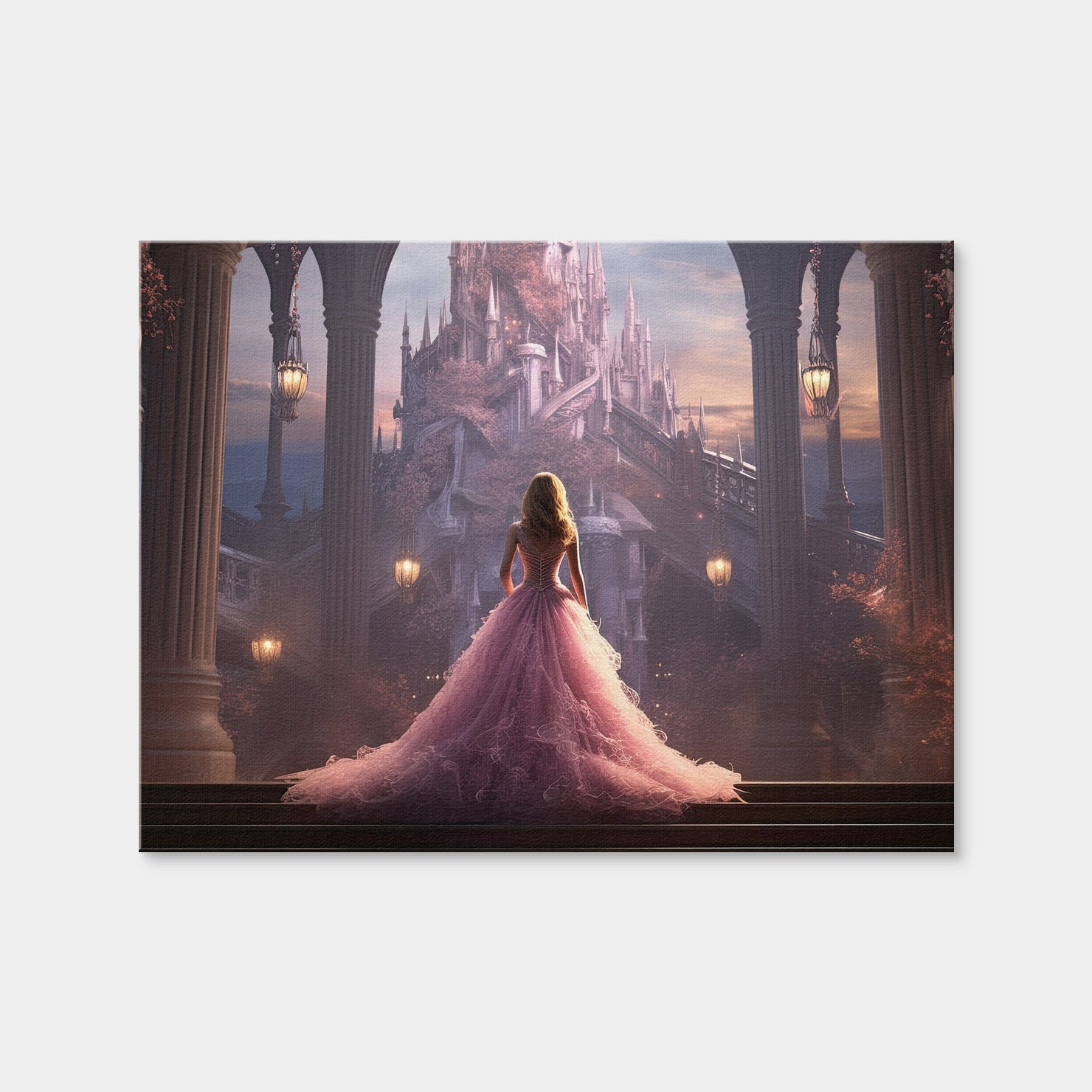 AUTO-MOCKUP WHITE | Fantasy Princess | 1 Piece | Gallery Wrap Canvas | group=4x3