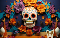 Festive Dia de los Muertos Wall Art