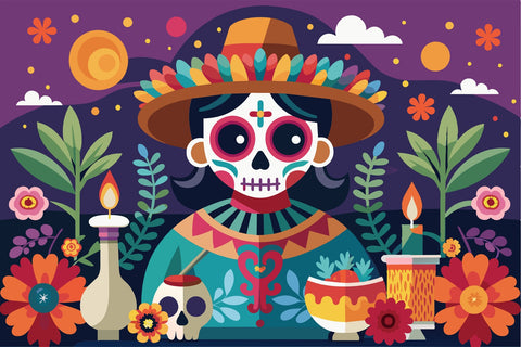 Festive altar Wall Art