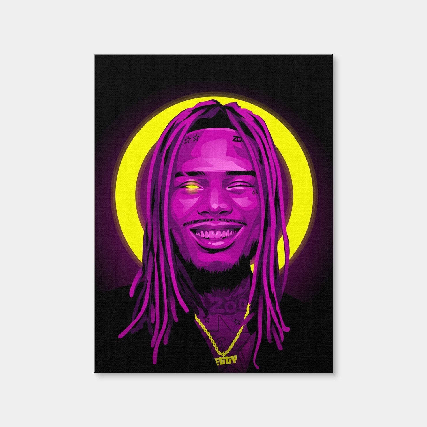 AUTO-MOCKUP WHITE | Fetty Wap | 1 Piece | Gallery Wrap Canvas | group=3x4