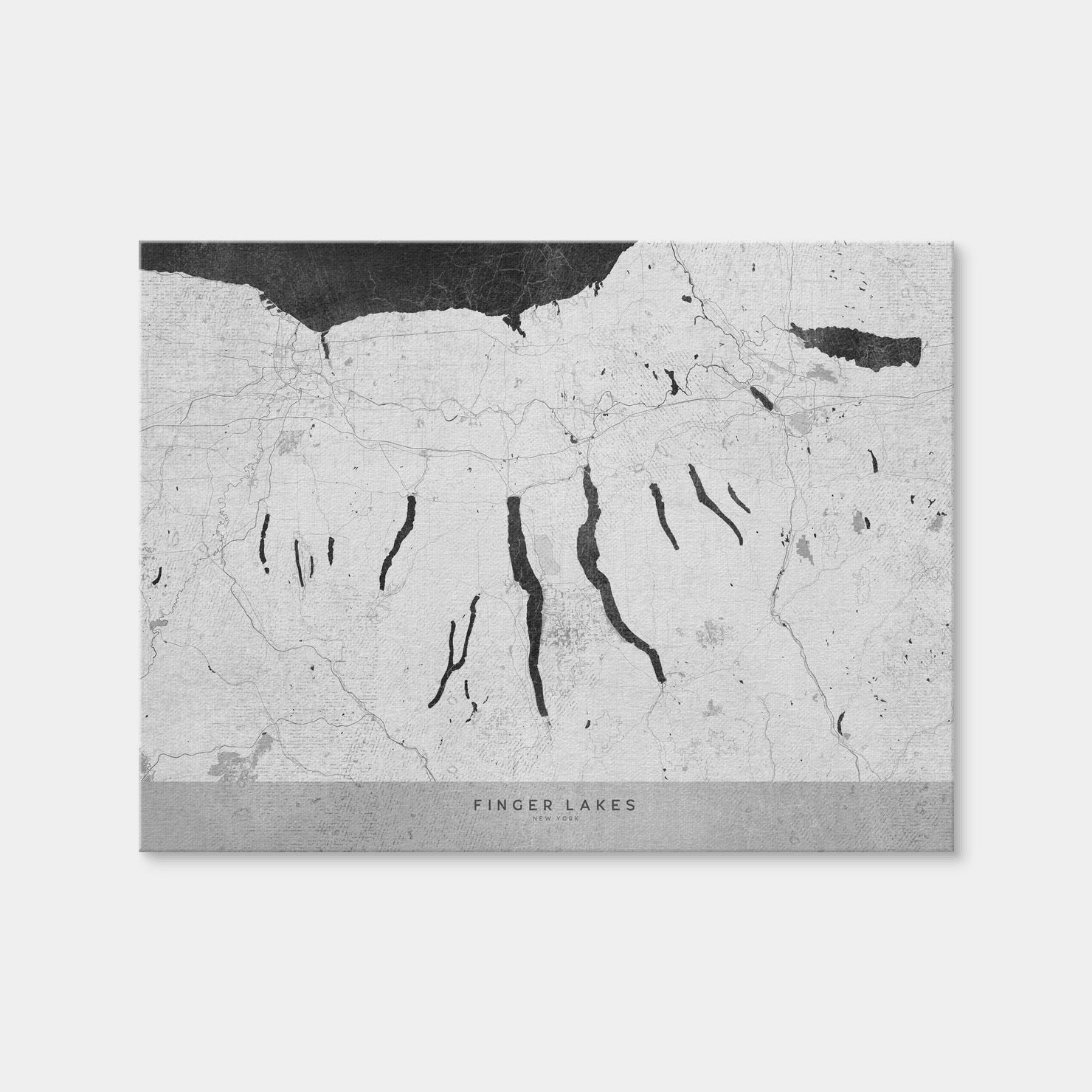 AUTO-MOCKUP WHITE | Finger Lakes Map 2 | 1 Piece | Gallery Wrap Canvas | group=4x3