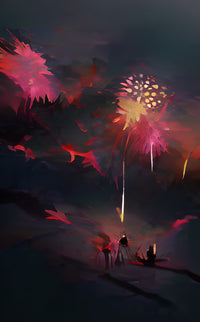 Fireworks Wall Art