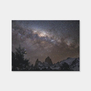 AUTO-MOCKUP WHITE | Fitz Roy under the Milky Way | 1 Piece | Gallery Wrap Canvas | group=4x3