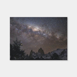 AUTO-MOCKUP WHITE | Fitz Roy under the Milky Way | 1 Piece | Gallery Wrap Canvas | group=4x3
