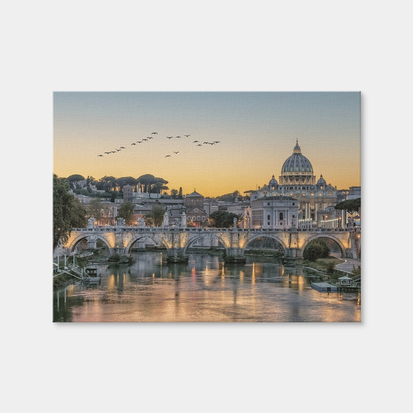 AUTO-MOCKUP WHITE | Flock Of Birds | 1 Piece | Gallery Wrap Canvas | group=4x3