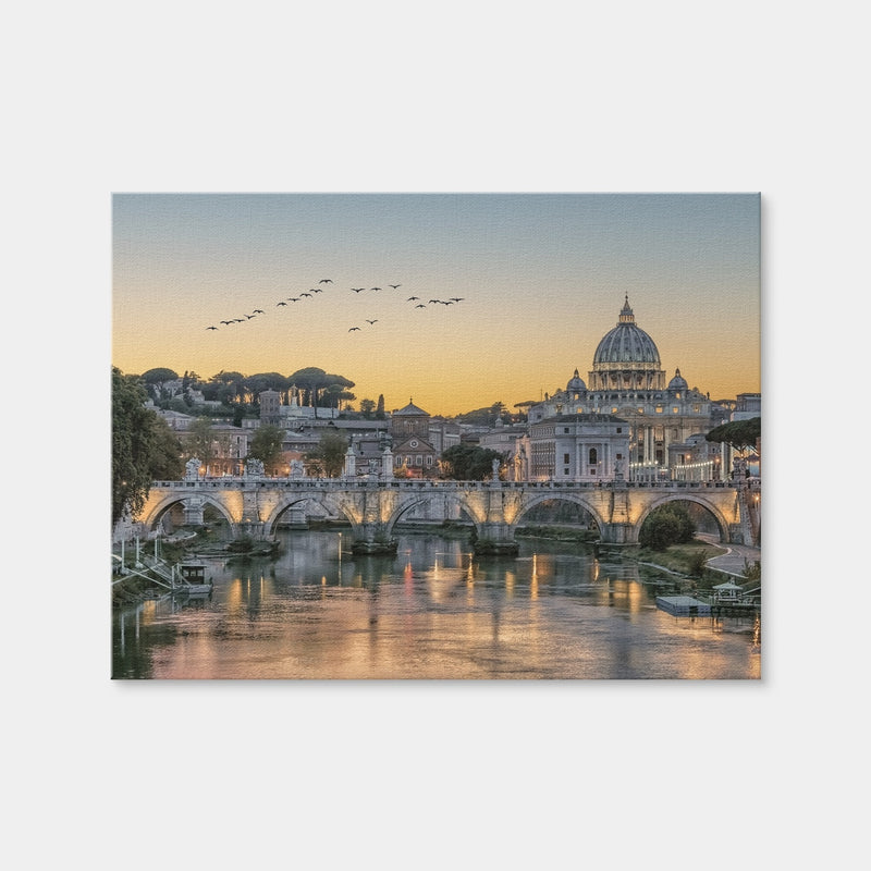 AUTO-MOCKUP WHITE | Flock Of Birds | 1 Piece | Gallery Wrap Canvas | group=4x3