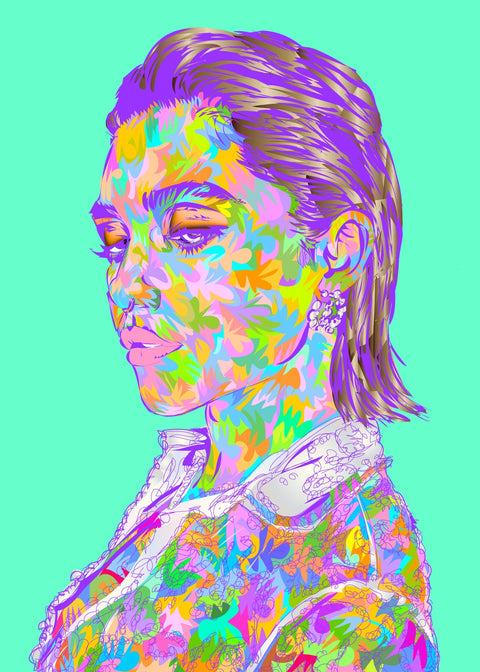 Florence Pugh Wall Art