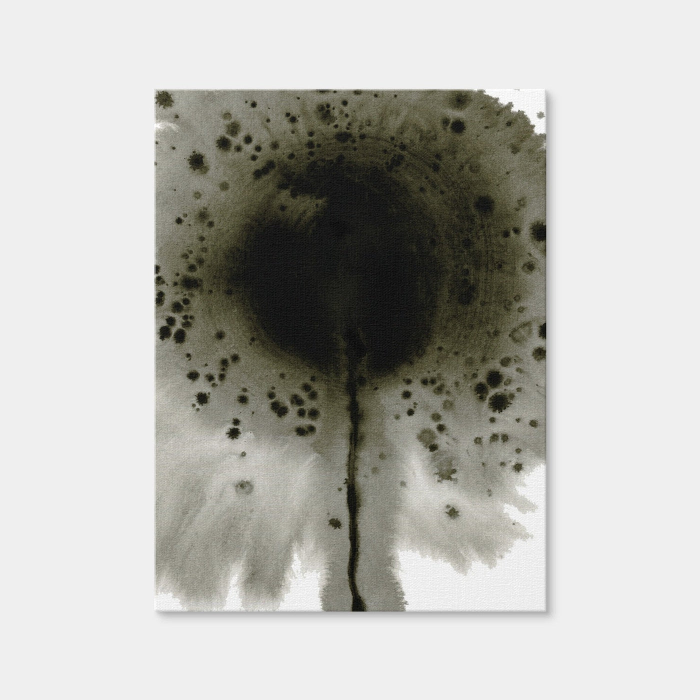 AUTO-MOCKUP WHITE | Flower Grey Spatter | 1 Piece | Gallery Wrap Canvas | group=3x4