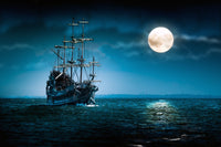Flying Dutchman Moonlit Wall Art