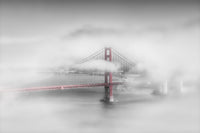 Foggy Golden Gate Bridge Wall Art