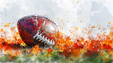 Football Abstract Wall Art