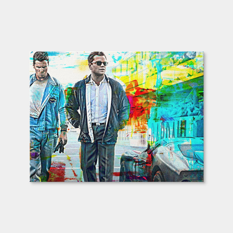 AUTO-MOCKUP WHITE | Ford vs Ferrari | 1 Piece | Gallery Wrap Canvas | group=4x3