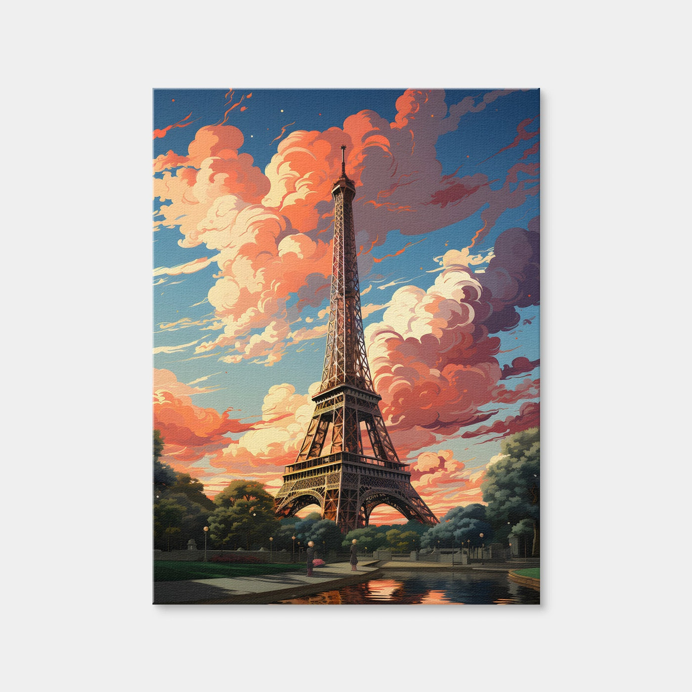 AUTO-MOCKUP WHITE | France - Eiffel | 1 Piece | Gallery Wrap Canvas | group=3x4
