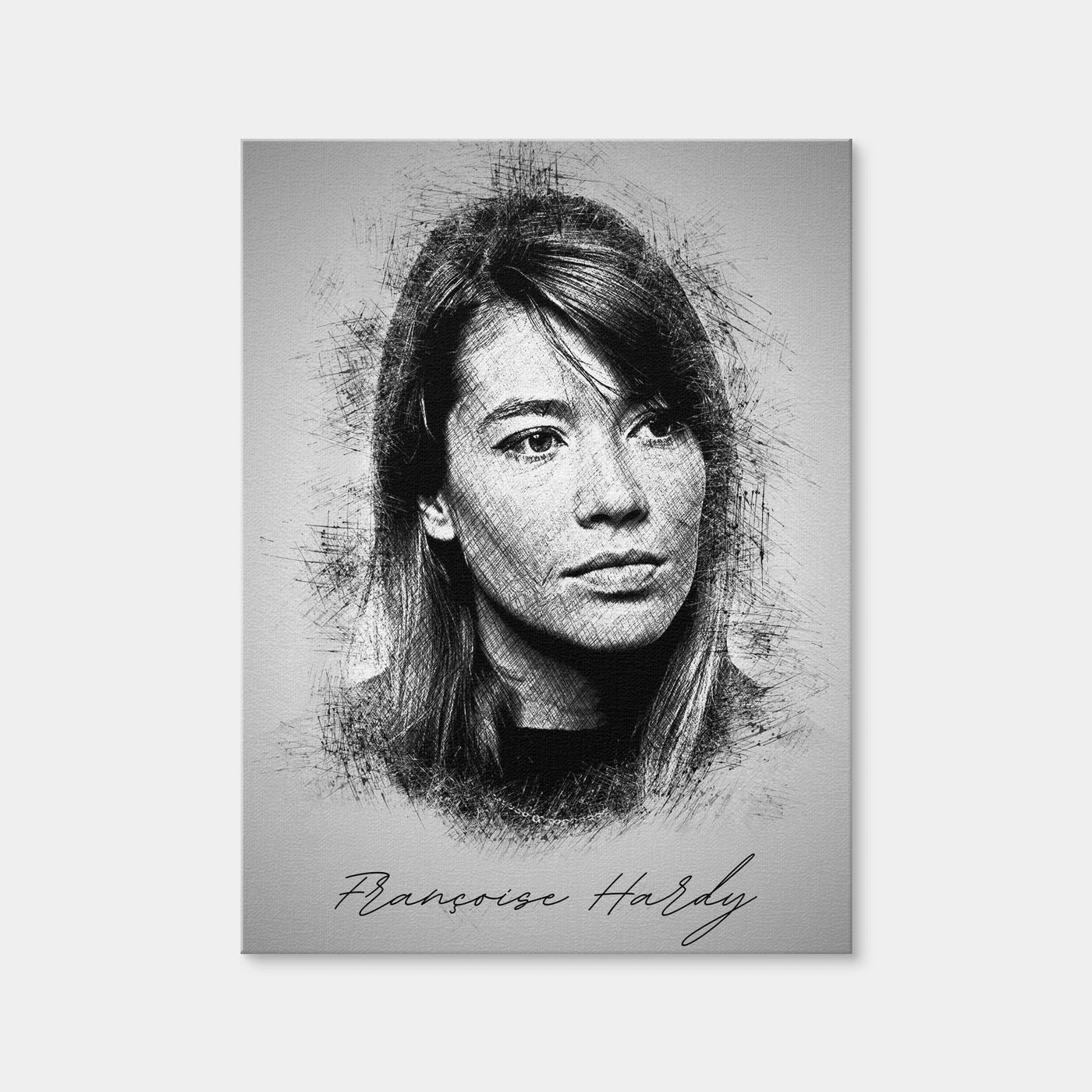 AUTO-MOCKUP WHITE | Francoise Hardy | 1 Piece | Gallery Wrap Canvas | group=3x4