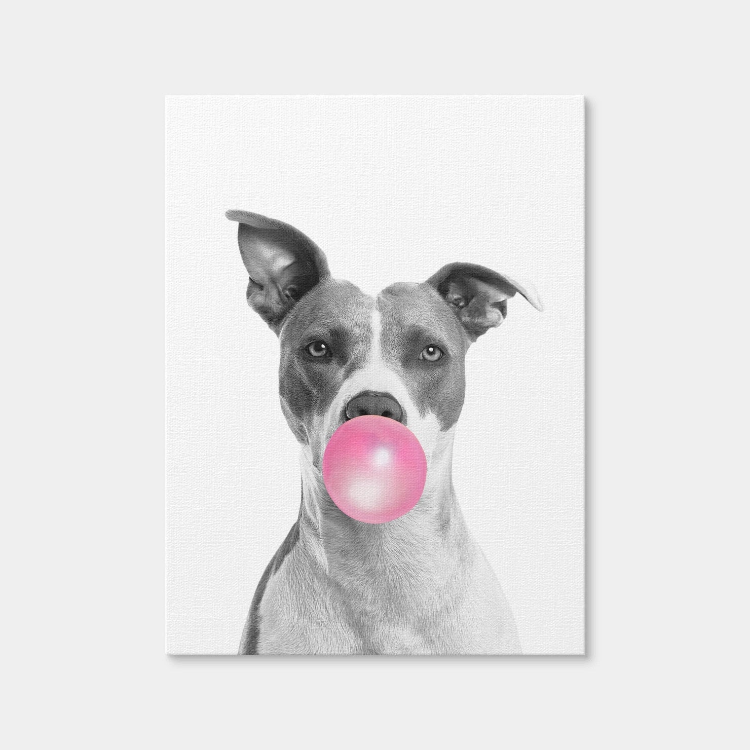 AUTO-MOCKUP WHITE | Funny Dog | 1 Piece | Gallery Wrap Canvas | group=3x4