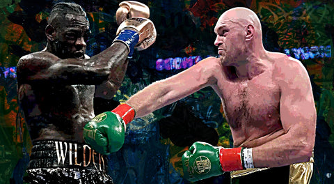 Fury Vs. Wilder Wall Art