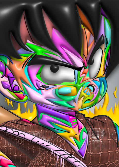 GOHAN Color Wall Art