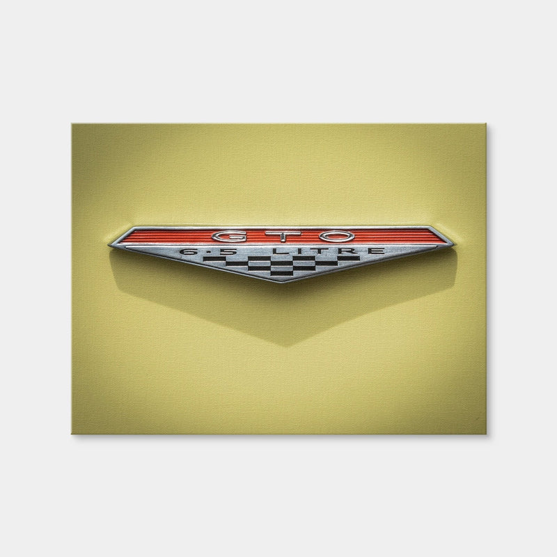 AUTO-MOCKUP WHITE | GTO Emblem | 1 Piece | Gallery Wrap Canvas | group=4x3
