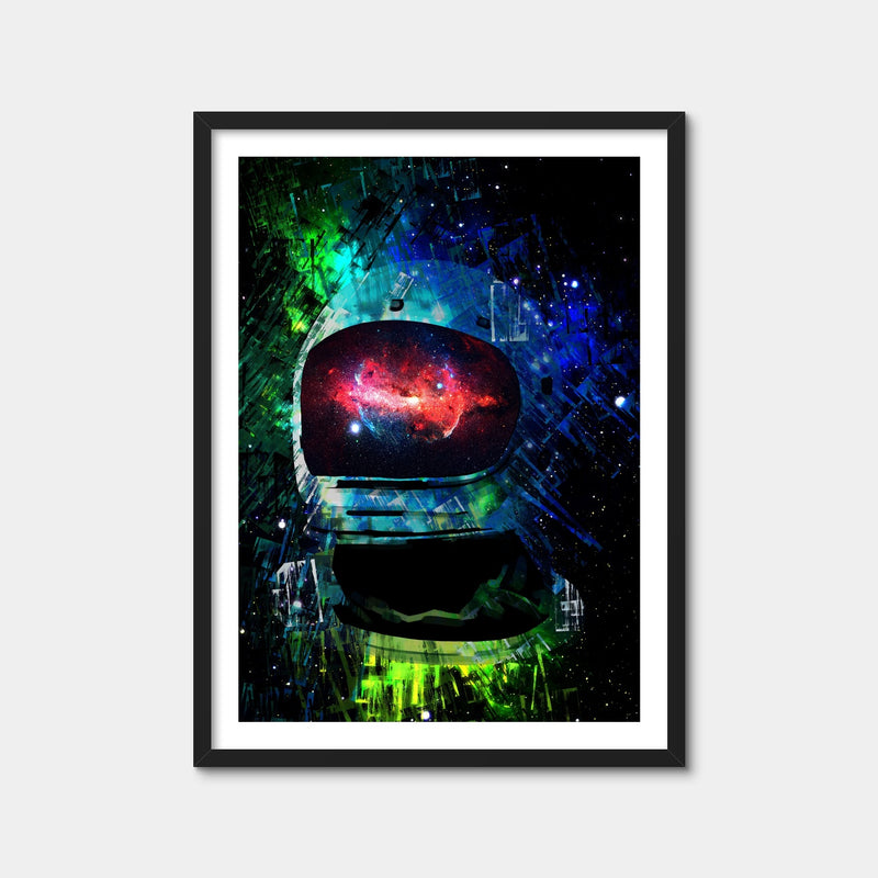 AUTO-MOCKUP WHITE | Galaxy Glow 3 | 1 Piece | Black Framed Print | group=3x4