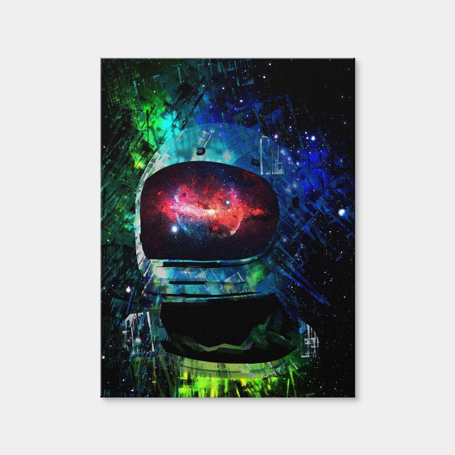 AUTO-MOCKUP WHITE | Galaxy Glow 3 | 1 Piece | Gallery Wrap Canvas | group=3x4