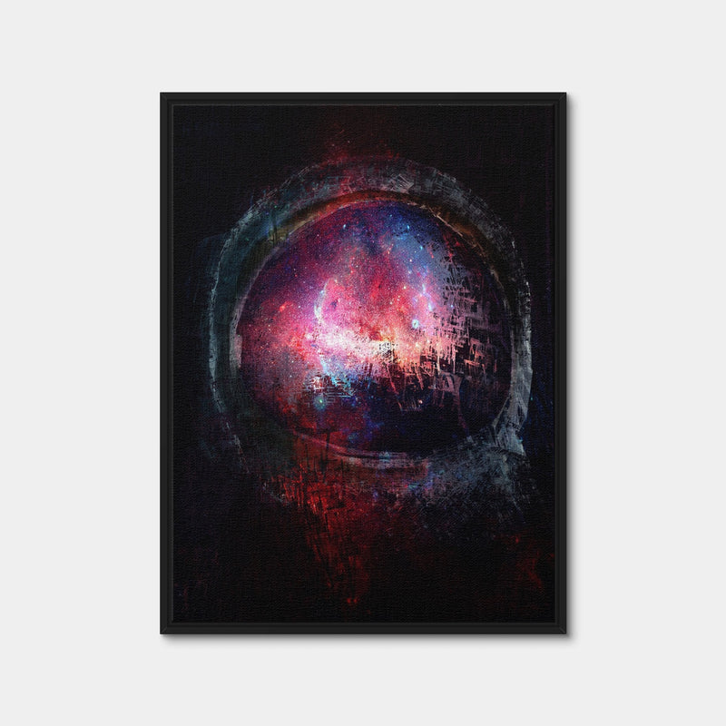 AUTO-MOCKUP WHITE | Galaxy Glow 5 | 1 Piece | Black Framed Canvas | group=3x4