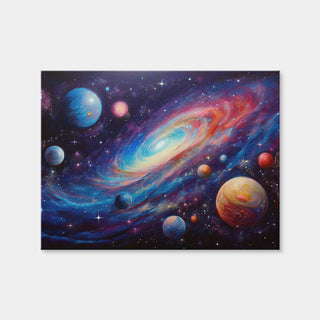 AUTO-MOCKUP WHITE | Galaxy Painting | 1 Piece | Gallery Wrap Canvas | group=4x3