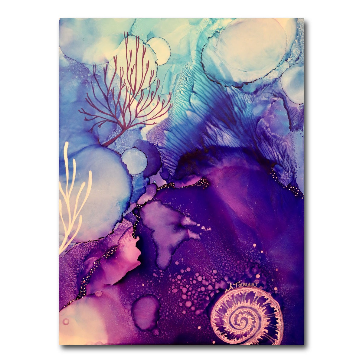 AUTO-MOCKUP WHITE | Galaxy Reef | 1 Piece | Gallery Wrap Canvas | group=3x4