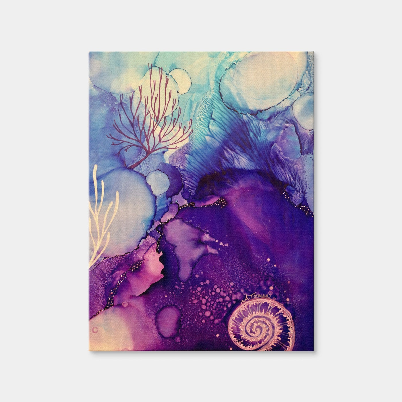 AUTO-MOCKUP WHITE | Galaxy Reef | 1 Piece | Gallery Wrap Canvas | group=3x4