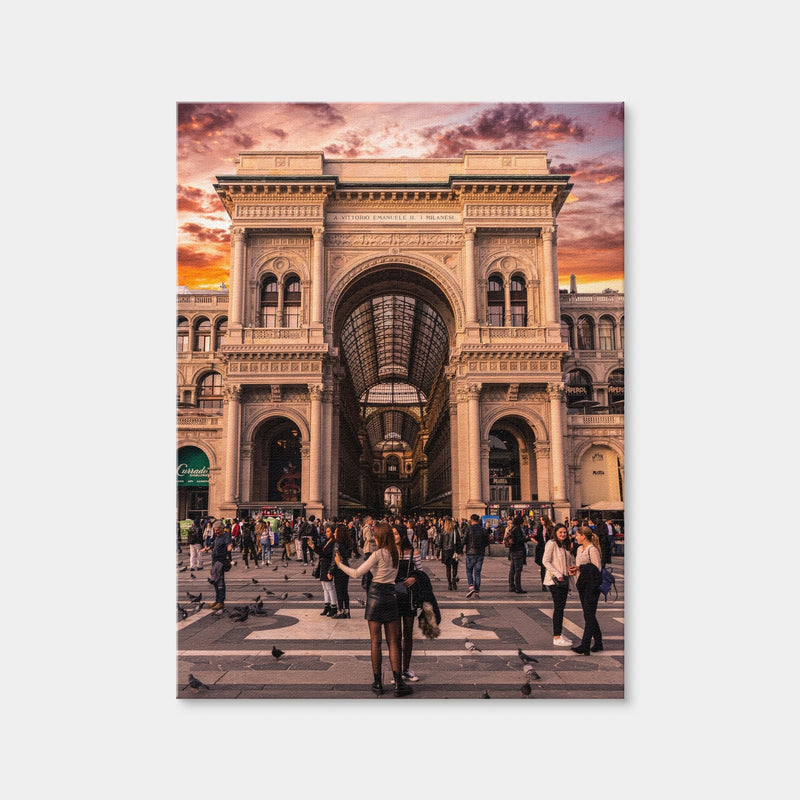 AUTO-MOCKUP WHITE | Galleria Vittorio Emanuele II Milano | 1 Piece | Gallery Wrap | group=3x4