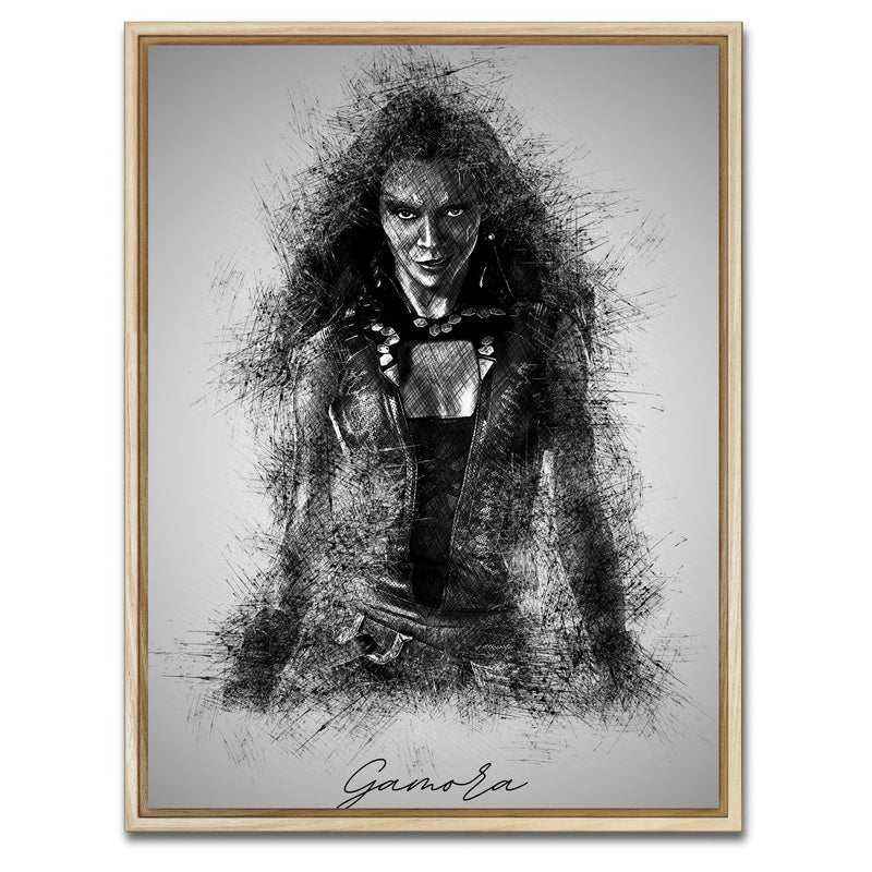 AUTO-MOCKUP WHITE | Gamora | 1 Piece | Natural Framed Canvas | group=3x4