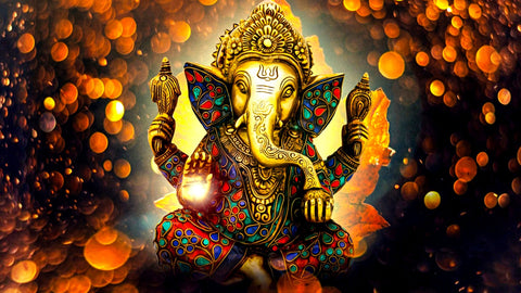 Ganesha Deity Wall Art