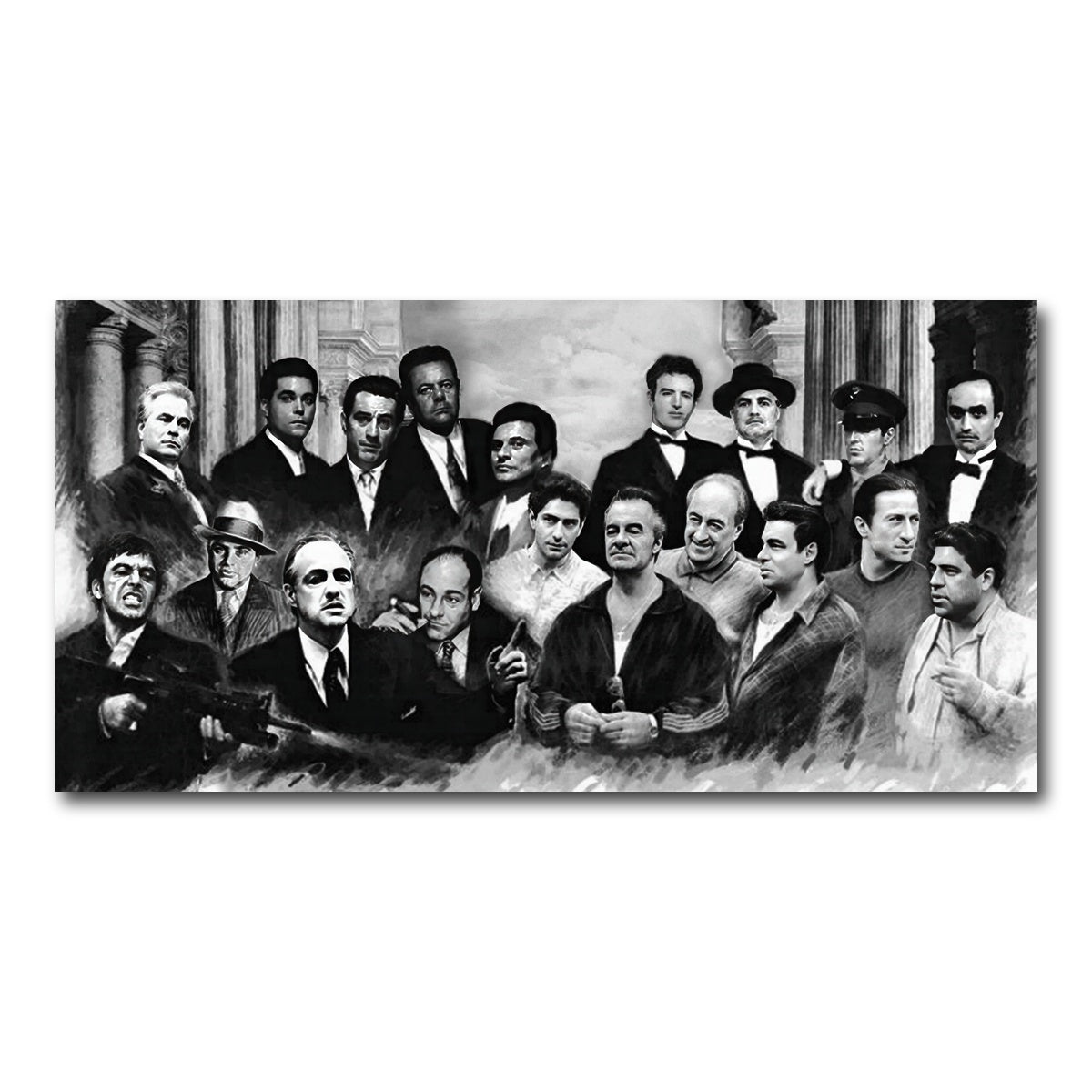 AUTO-MOCKUP WHITE | Gangsters | 1 Piece | Gallery Wrapped | group=2x1