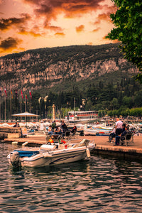 Garda at sunset Wall Art