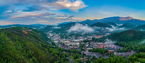 Gatlinburg Aerial Wall Art