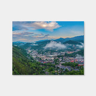 AUTO-MOCKUP WHITE | Gatlinburg Aerial | 1 Piece | Gallery Wrap Canvas | group=4x3