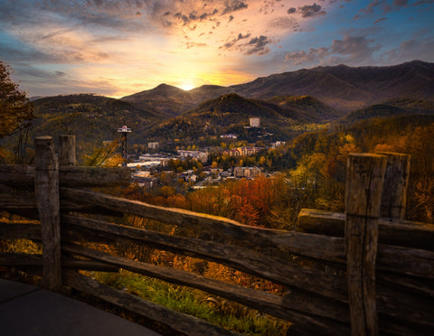 Gatlinburg Sunset Wall Art