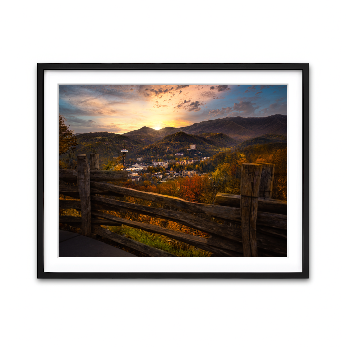 Framed Print 4x3 Black