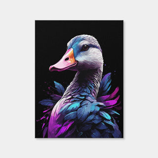 AUTO-MOCKUP WHITE | Geese Animal Colorful | 1 Piece | Gallery Wrap Canvas | group=3x4