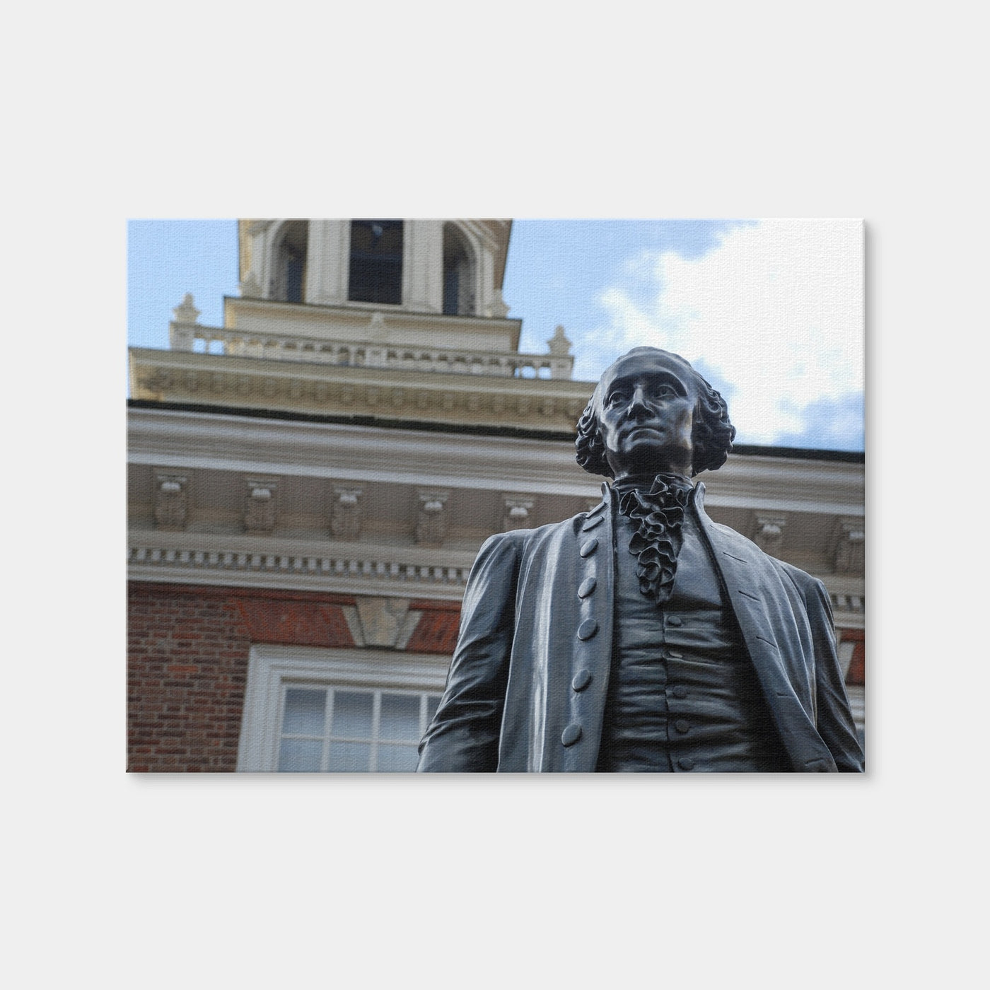 AUTO-MOCKUP WHITE | George Washington Independence Hall | 1 Piece | Gallery Wrap Canvas | group=4x3