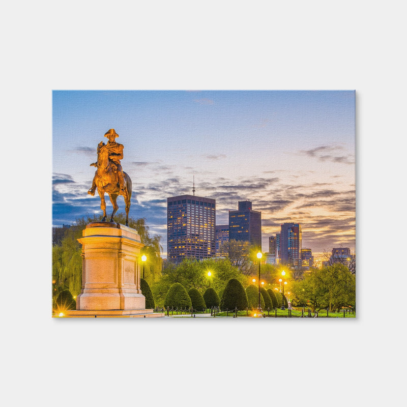 AUTO-MOCKUP WHITE | George Washington Statue | 1 Piece | Gallery Wrap Canvas | group=4x3