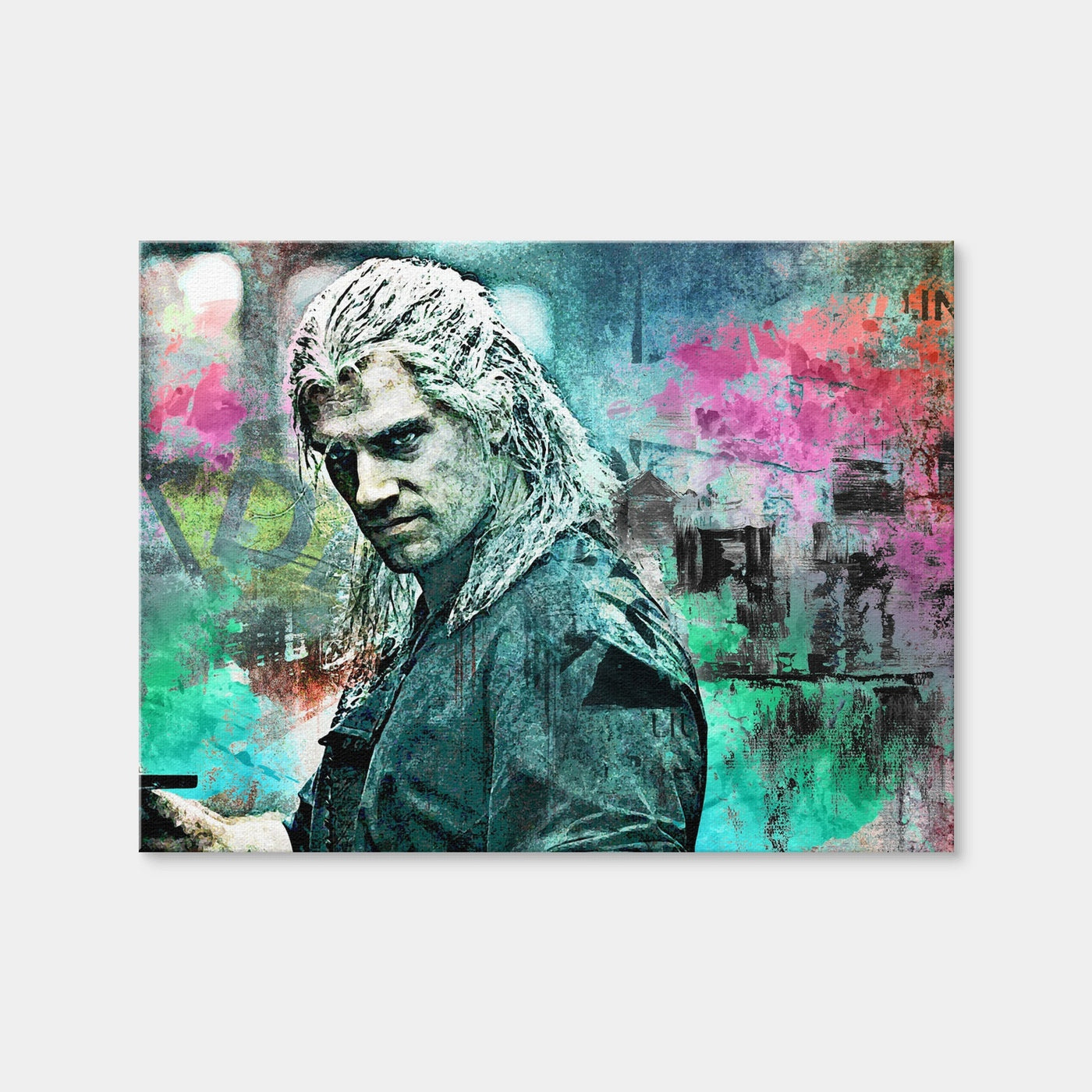 AUTO-MOCKUP WHITE | Geralt of Rivia | 1 Piece | Gallery Wrap Canvas | group=4x3