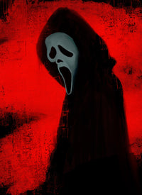 Ghost Face portrait Wall Art