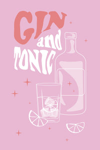 Gin and Tonic Wall Art