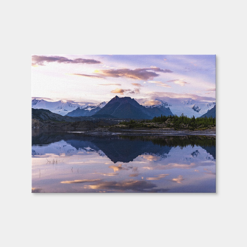 AUTO-MOCKUP WHITE | Glacier Sunset | 1 Piece | Gallery Wrap Canvas | group=4x3