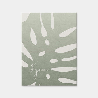 AUTO-MOCKUP WHITE | Go Green | 1 Piece | Gallery Wrap Canvas | group=3x4