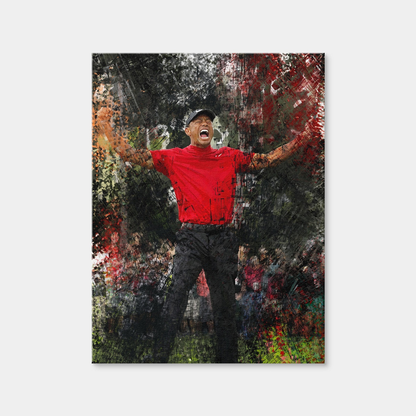 AUTO-MOCKUP WHITE | Go Tiger | 1 Piece | Gallery Wrap Canvas | group=3x4