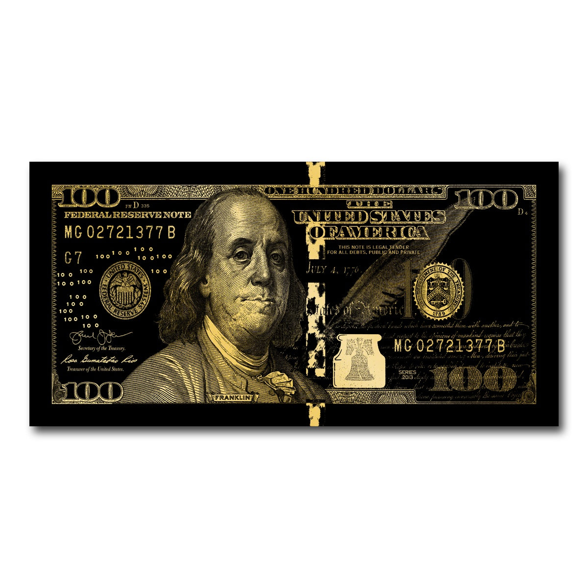 Gold Benny Wall Art