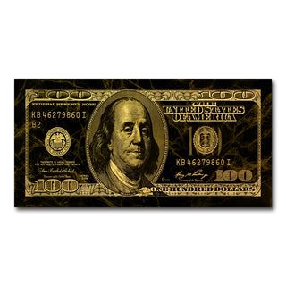 Gold Black Marble Benny Wall Art