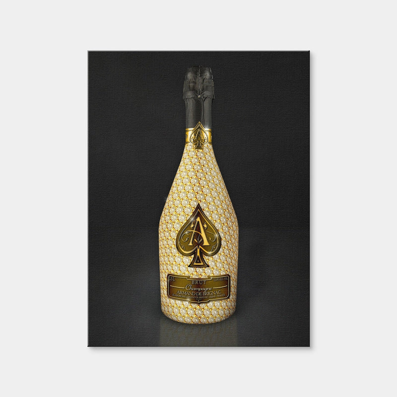 AUTO-MOCKUP WHITE | Gold Ace Bottle | 1 Piece | Gallery Wrap Canvas | group=3x4