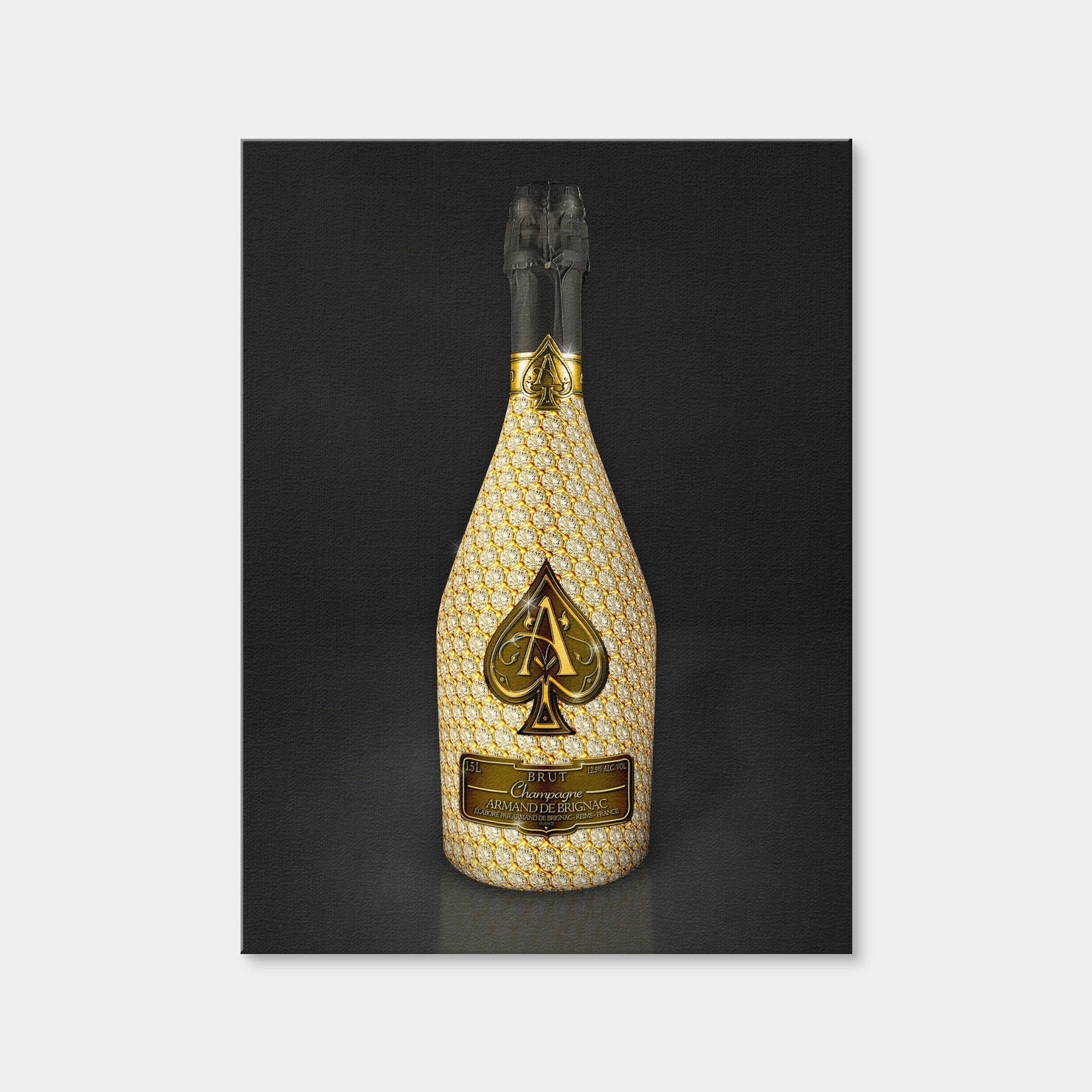 AUTO-MOCKUP WHITE | Gold Ace Bottle | 1 Piece | Gallery Wrap Canvas | group=3x4